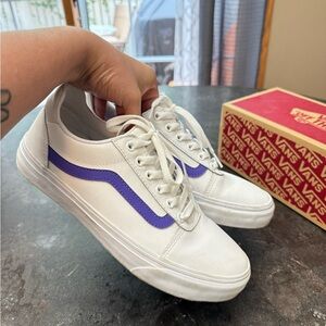 vans sneakers white size 9